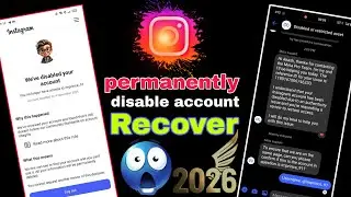 How to recover permanently disable Instagram account |How to talk to Meta Agent| Perma unban method 