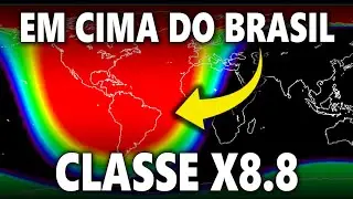 ACONTECEU AGORA: EXPLOSÃO SOLAR CLASSE X 8.8 - A MAIOR EXPLOSÃO DE RADIAÇÃO SOLAR DO CICLO SOLAR 25!