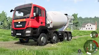 BeamNG Drive - Updated MAN TGS Concrete Truck on the East Coast