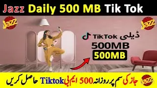 jazz 500mb daily tiktok package 2023 || jazz tiktok daily package