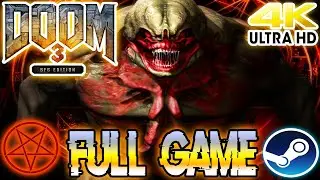 Doom 3: BFG Edition - 100% Full Walkthrough (All 3 Games, No Damage, Nightmare) (UHD) [4K60FPS]