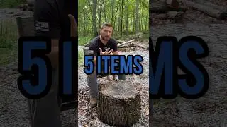 If I could only pick 5 items for wilderness survival… these are the items I would take. 