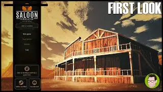 THIS GAME IS AWESOME SO FAR - Saloon Simulator FIRST LOOK