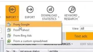 Import Campaigns from PPC Campaign Generator to Bing Ads Editor