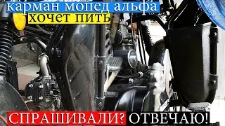 КАРМАНЫ МОПЕД АЛЬФА 💬 ЧТО БУДЕТ ЕСЛИ ПОПАДАЕТ ВОДА СПРАШИВАЛИ⁉️ ОТВЕЧАЮ‼️