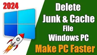 How To Delete Junk/Cache/Crash File To Boost PC Performance | Clear Temporary Files Windows 10/11