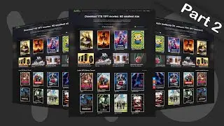 How To Make A YTS Website Design Using | HTML & CSS | PART 2