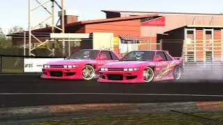Парные дрифт движения с Маффом на S13 в Швеции / Greenvalley - Assetto Corsa