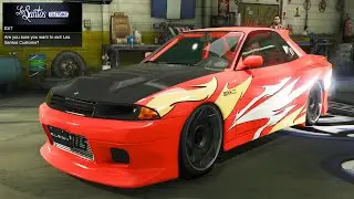 GTA 5 Online - DLC Vehicle Customization - Annis Elegy RH5 HE (Nissan Skyline GT-R R32)