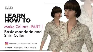 CLO 3D Tutorial- How To Make Basic Collars (Easy) Part-1