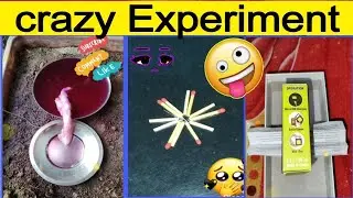 Science ke crazy Experiment 😳science easy experiment 😎Fun with science 😎small experiment 😳matchstick