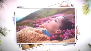 Falling Slideshow Animation in Sony Vegas Pro - Modern Slideshow Intro Animation - Template