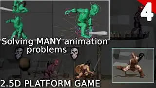 Fixing animation problems | Devlog #4 | Barbarian platformer