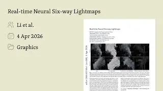 Real-time Neural Six-way Lightmaps