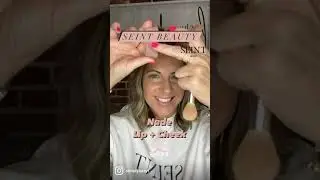 Seint Beauty Lip + Cheek try on - Nude