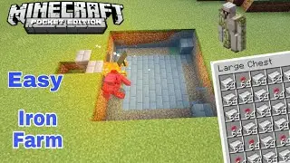 How to make Iron farm in Minecraft pocket edition