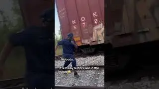 SUBWAY SURFERS VIDA REAL #subwaysurfers #gameshorts #gameplay
