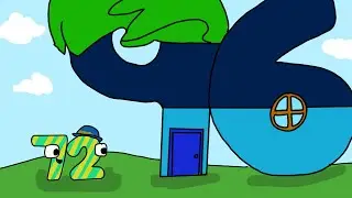 72 Goes to 96's House - Wonderland number fanmade coloring story