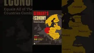 Germany's Economy vs 20 European Countries Combined | 2024 GDP Comparison #shorts