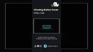 How to create Glowing Button ✅ | HTML CSS 