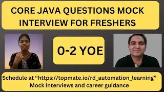 TCS Java Interview Questions | Core Java Interview Questions