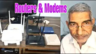 Various types of internet modems and routers Internet modems and routers