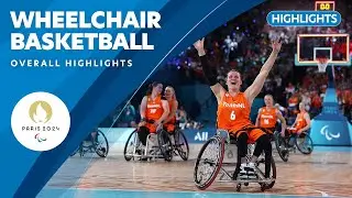 Wheelchair Basketball Highlights | Paris 2024 Paralympic Games ❤️💙💚