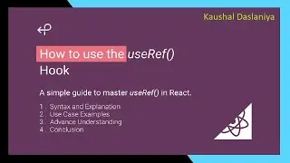 useRef Hook Explained with Example in react js