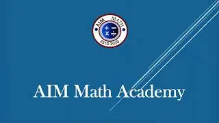 AIM Math Academy | Online Mathematics