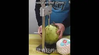 Strong coconut straw opener, no need to peel coconuts any more