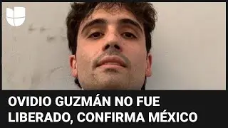 Gobierno de México confirma que Ovidio Guzmán, el hijo de 'El Chapo', no fue liberado en EEUU