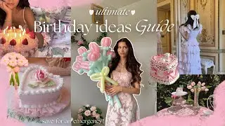 Ultimate Pinterest birthday ideas 🎀 | last minute girly DIYs, party + activity guide ⋆𐙚₊