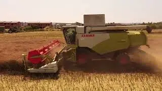 Kombajny žně léto 2022