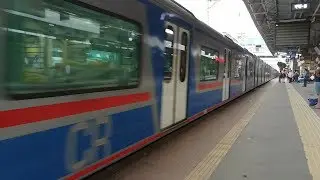 Mumbai's AC local undergoing trials early morning !! Indian Railways!!