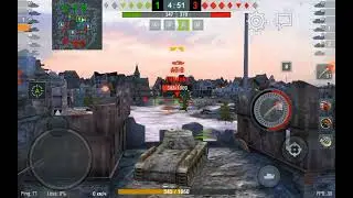 Кв-1С против семёрок неплохо себя показал!#wotblitz #wotbestmoments