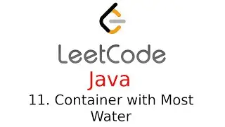 Container With Most Water - Leetcode 11 - Java
