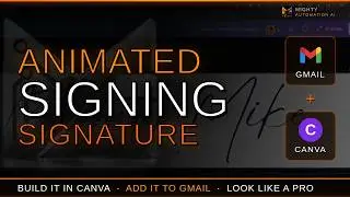 How to Create an Animated Email Signature in Canva for Gmail (Step-by-Step GIF Tutorial)