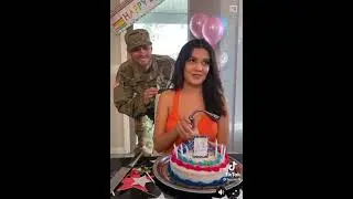 Муж сделал сюрприз жине