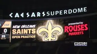 HIGHLIGHTS: 2022 Saints open practice in Caesars Superdome