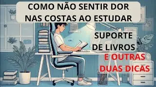 Review Apoio de Leitura - Como não ter dor nas costas ao estudar