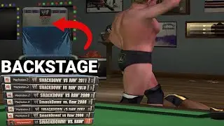 Fighting BACKSTAGE in EVERY Smackdown vs RAW!!