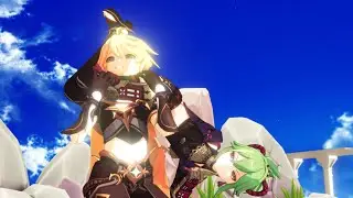 [MMD/Genshin Impact] Shinobu's headscissor!