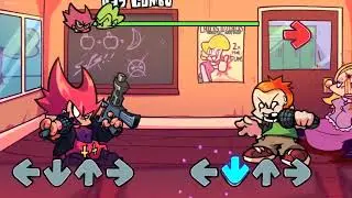 FNF SchoolGrounds - KMFDM (Cassandra New Sprites)