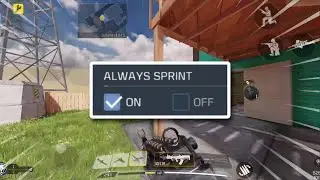 How to enable always sprint in Codm