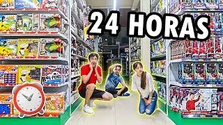 24 HORAS EN UNA JUGUETERIA *NOS SACARON*