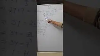 class 8- linear equations variable both sides