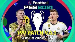 PES 2021 T99 PATCH V6.1 SEASON UPDATES
