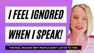 Do you feel ignored when you speak? What it's really about.#publicspeaking #voicecoaching #carljung