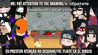 UCHIHAS REACT TO DRAWING GACHA CLUB NARUTO