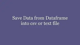 Export a DataFrame to CSV and Text in R